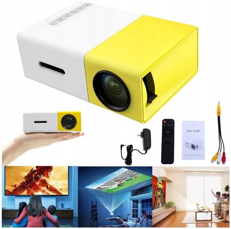 Mini LED Projektor – Hordozható HD Multimédia Projektor 1080P
