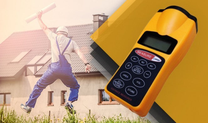 Digitális ultrahangos távolságmérő 18m-ig - Felejtsd el a hagyományás mérőeszközöket!