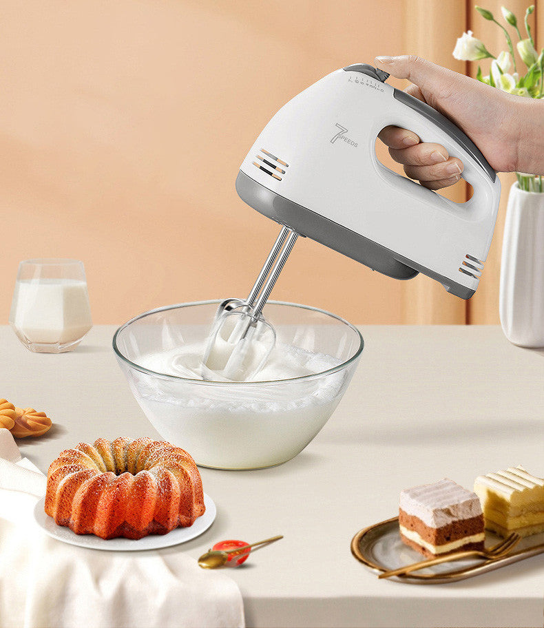 Nirva Kézi Elektromos Habverő,Mixer – 7 Sebességes, 260W, 4 Cserélhető Keverőszárral