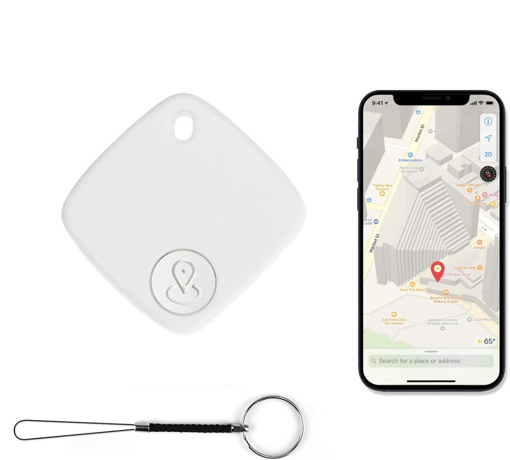 Okos nyomkövető – Kulcs, telefon, háziállat kereső eszköz, fehér