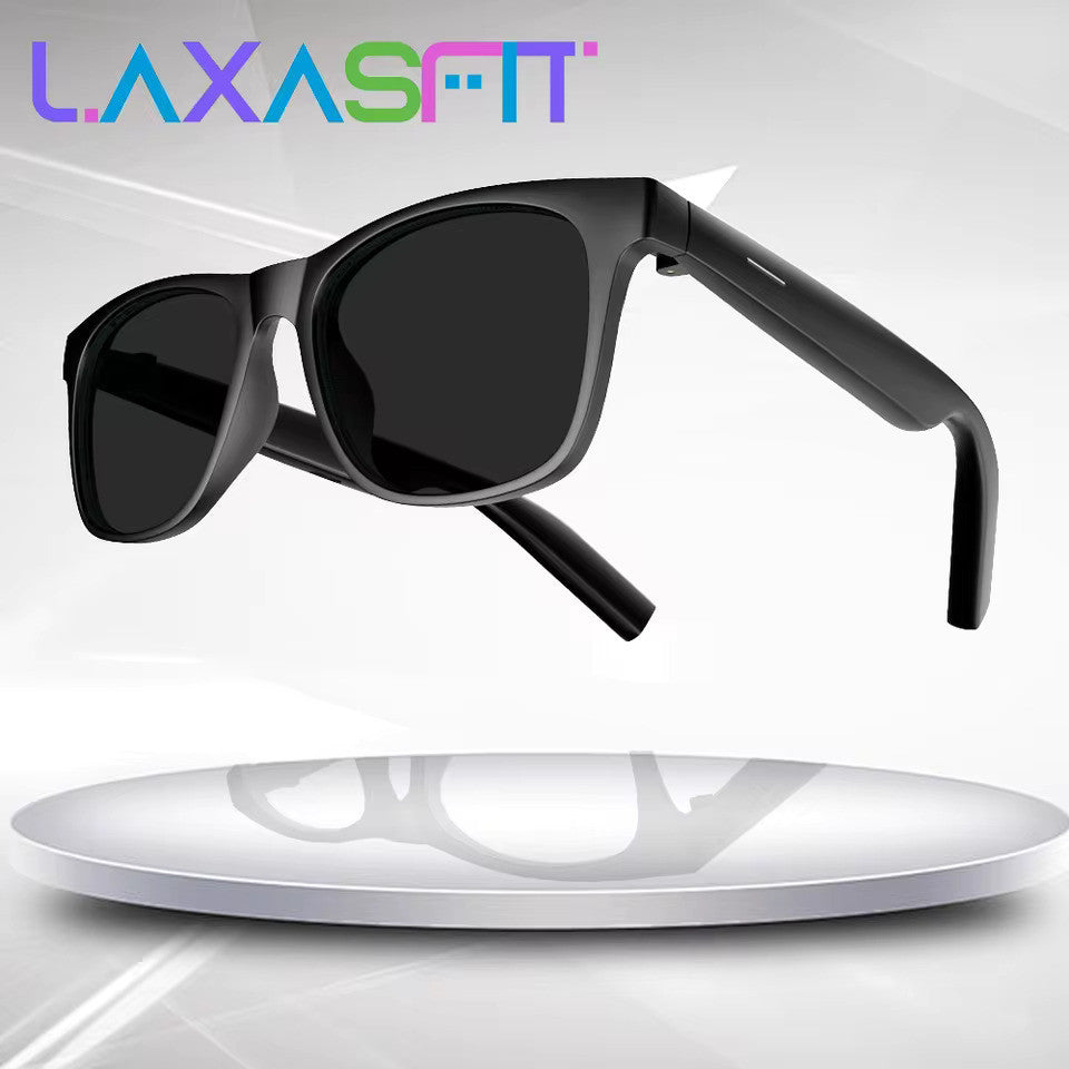 LAXASFIT Bluetooth okosszemüveg – Kékfényszűrős, vezeték nélküli hívásokhoz + ajándék törlőkendő