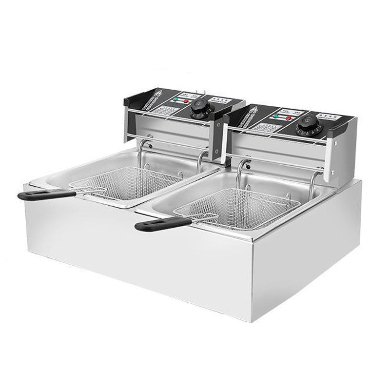 12 literes elektromos fritőz,olajsütő -  2*2500W
