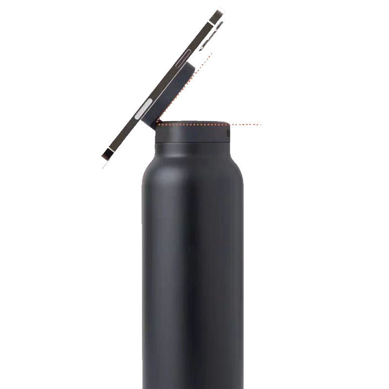 Termosz magsafe gyűrűvel, 710 ml, fekete
