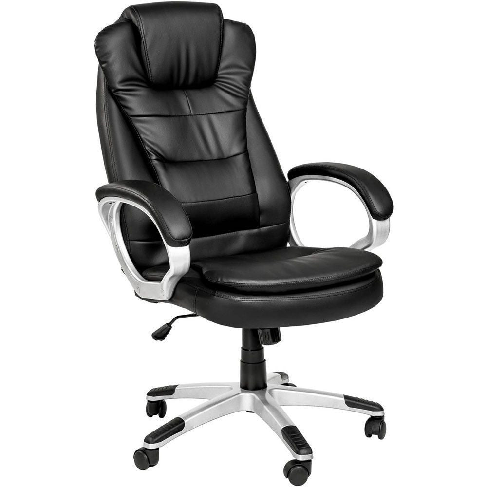 OfficeTrade Főnöki szék fekete  -rezgős masszázs funkció