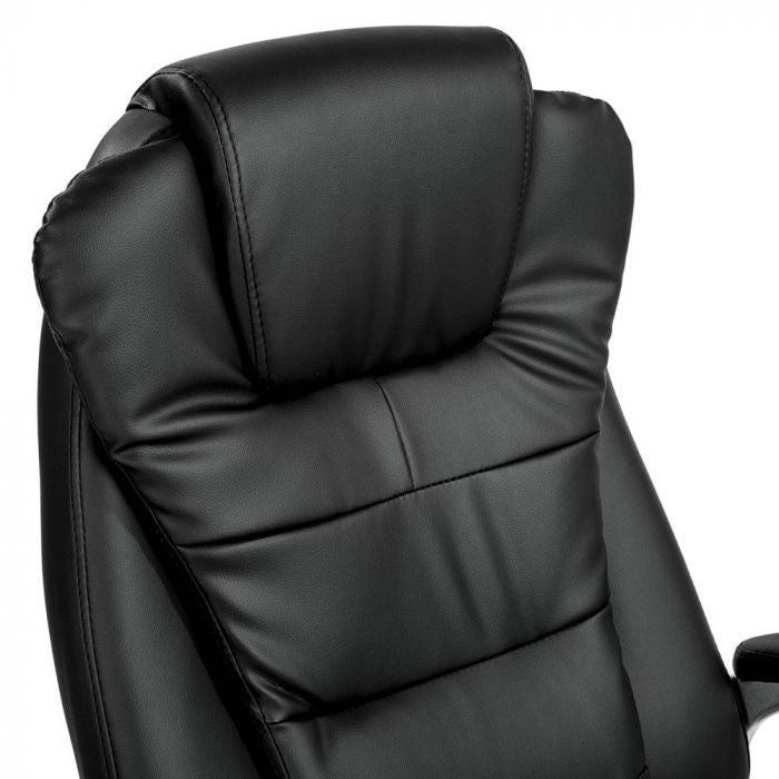 OfficeTrade Főnöki szék fekete  -rezgős masszázs funkció