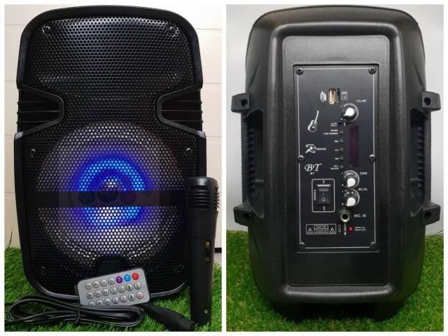 AlphaOne W6008 Hordozható akkus Bluetooth hangfal, beépített led,mikrofonnal