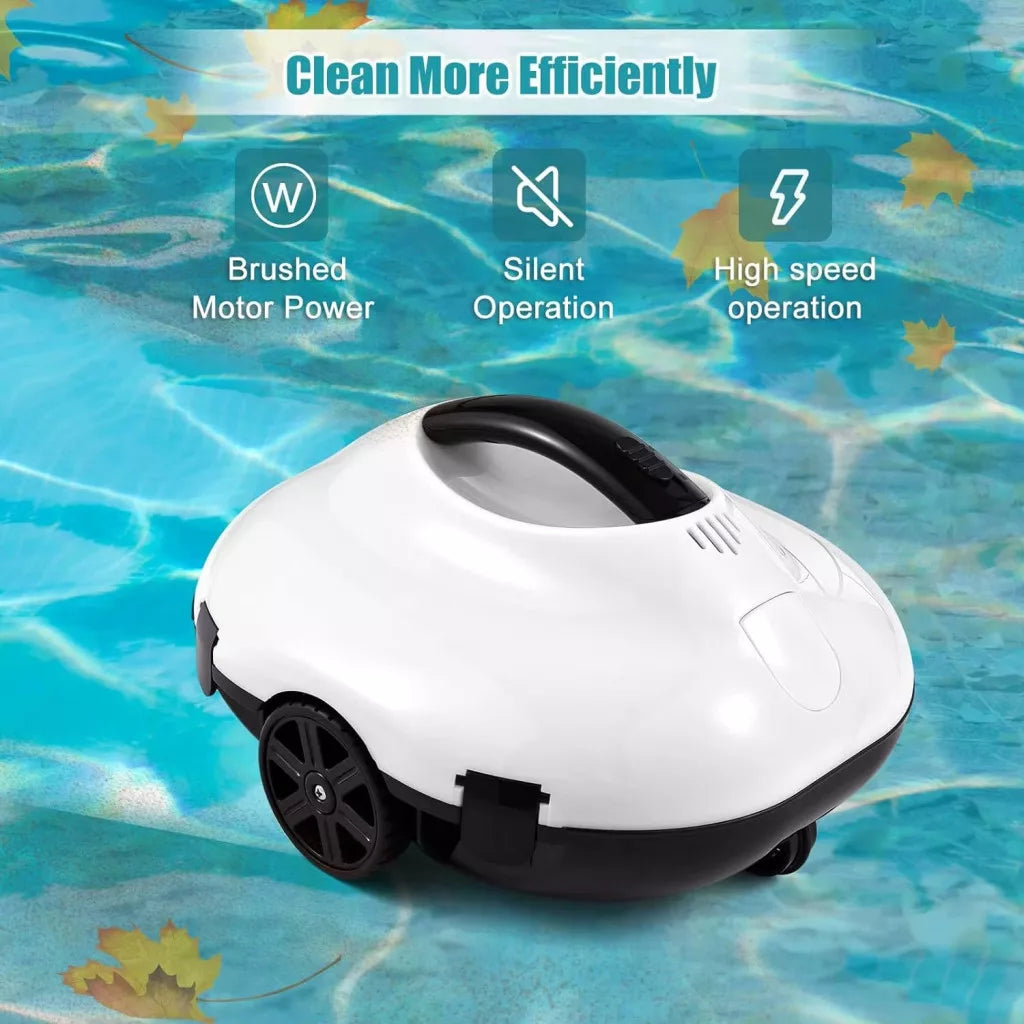 Cordless Robotic Pool Vacuum Cleaner – Vezeték Nélküli Medencetisztító Robot