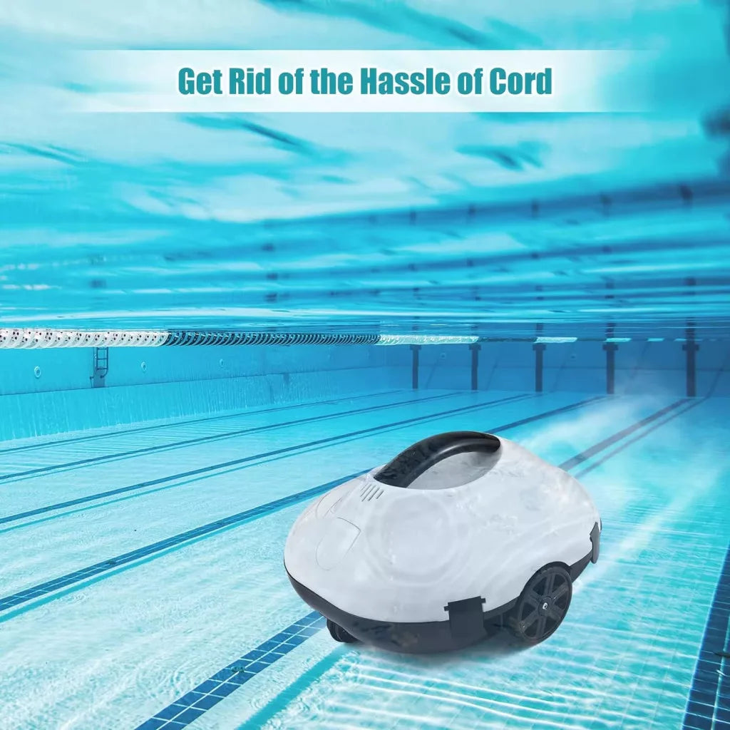 Cordless Robotic Pool Vacuum Cleaner – Vezeték Nélküli Medencetisztító Robot