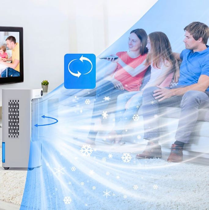 Arctic Breeze Léghűtő Digitális Kijelzővel és Távirányítóval FC102