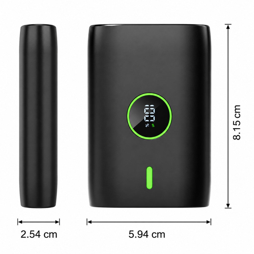 10000 mAh Powerbank – gyorstöltés, LED kijelző