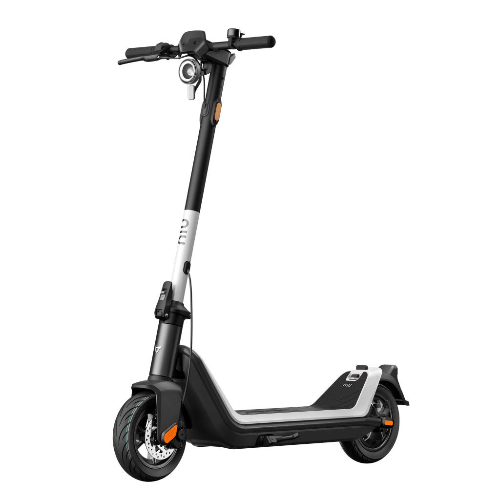 NIU KQi3 Sport elektromos roller – 40 km hatótávval, 25 km/h sebességgel - fehér fekete