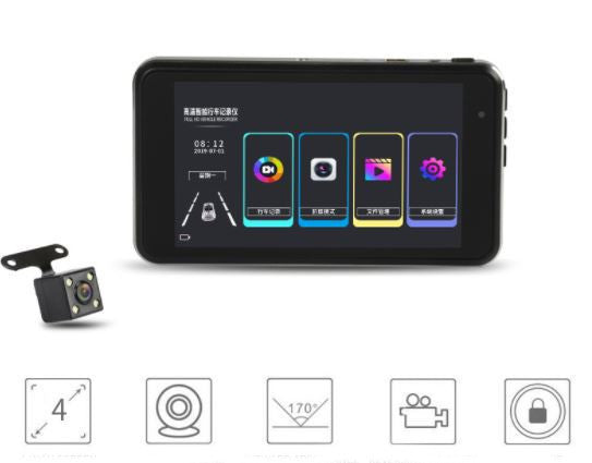 Alphaone C800A érintőkijelzős  4 inch-es autós kamera