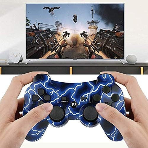 PS3 kompatibilis vezeték nélküli kontroller 2 db, kék