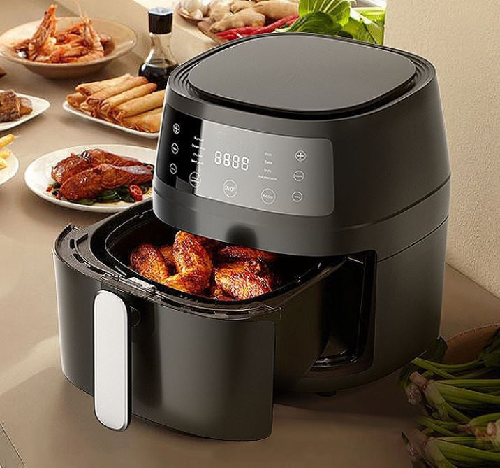 NewLine C8 (8L) 2400W légkeveréses sütő fekete