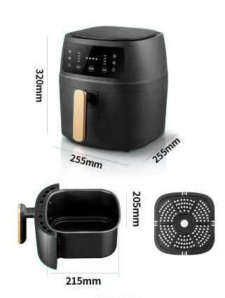 NewLine C8 (8L) 2400W légkeveréses sütő fekete