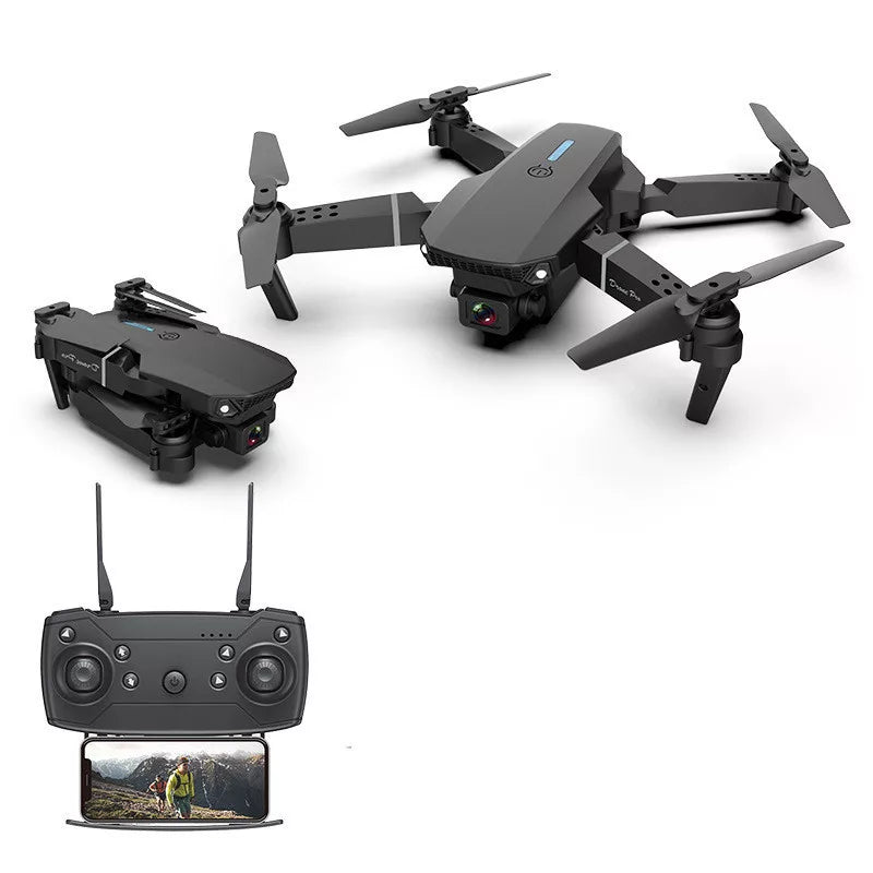 F196 Pro Drón 2 Akkumulátorral – WiFi Kamerás Összecsukható Drón