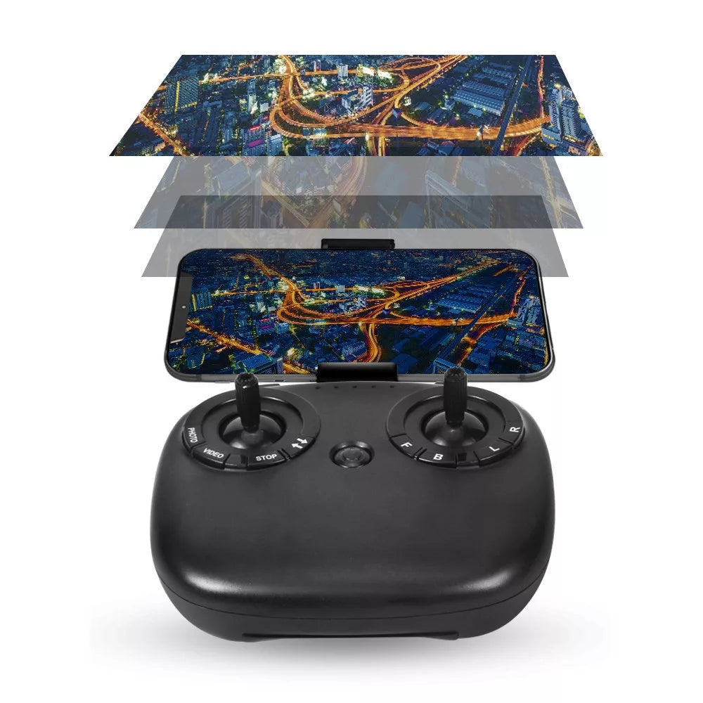 8S 4K Kamerás WiFi Drón – HD Kamerával és Távirányítóval, Fekete