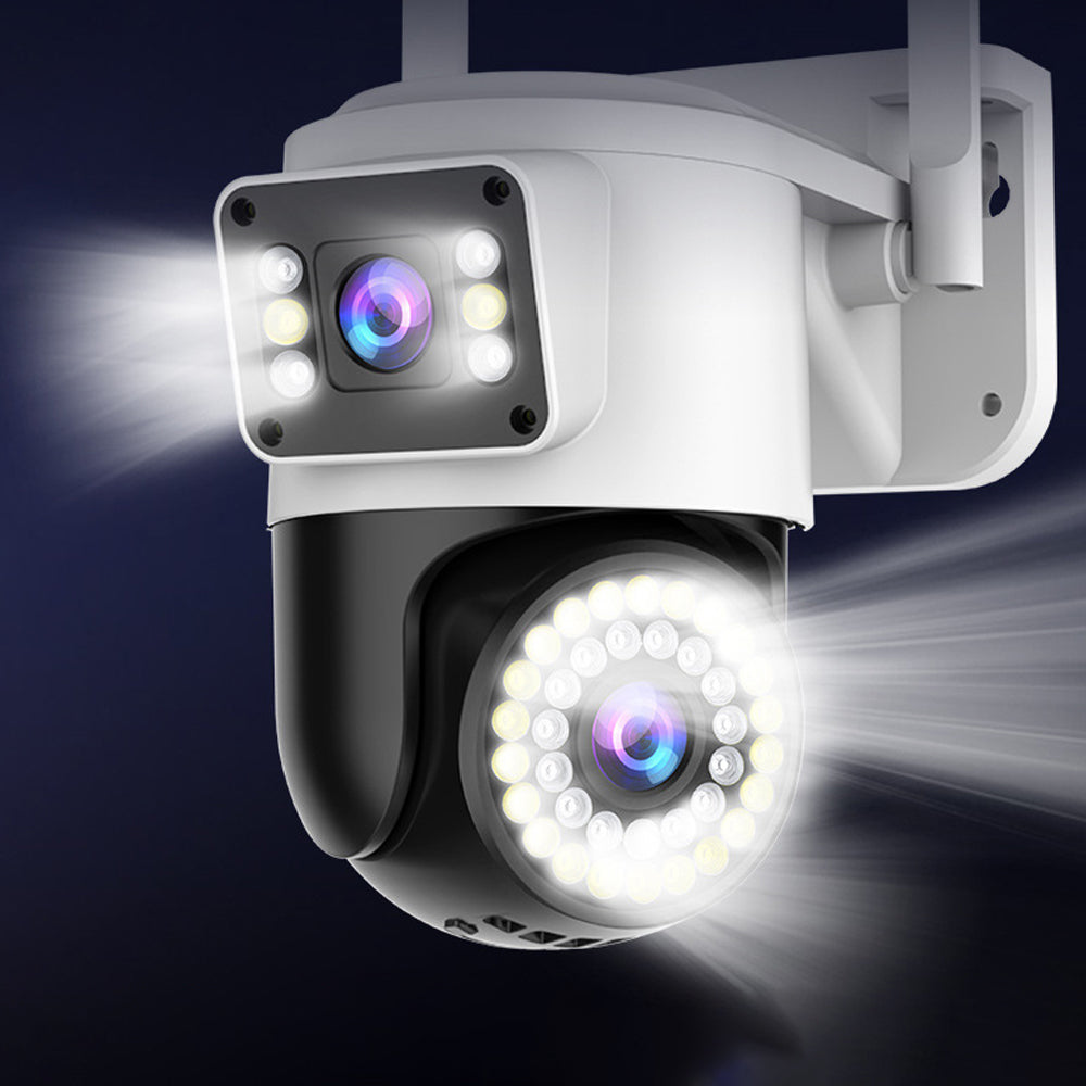 Harken WiFi-s Duplalencsés Biztonsági Kamera – 2x2MP PTZ IP66