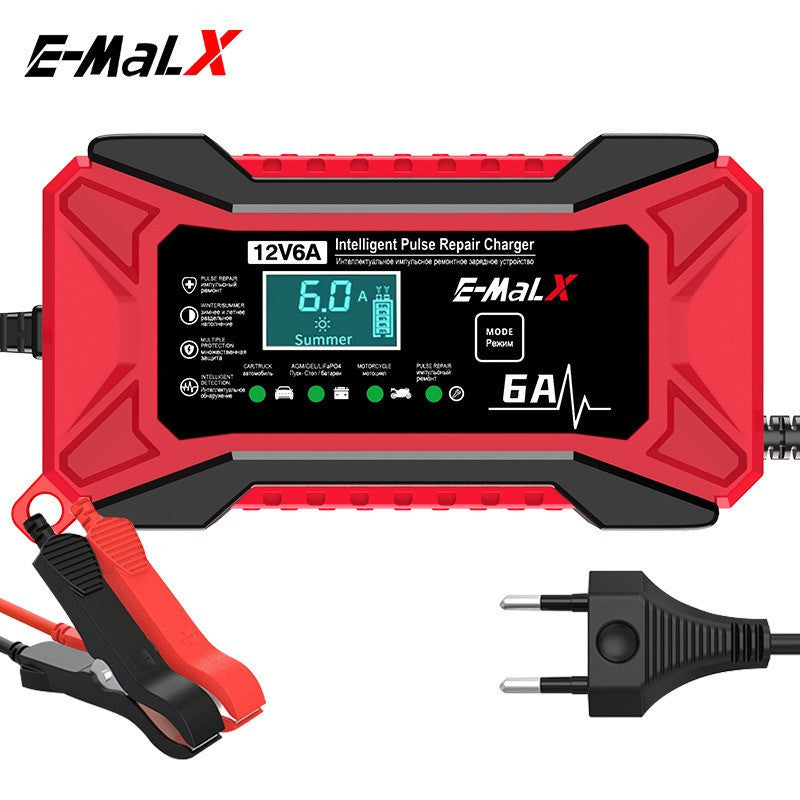 Intelligens akkumulátortöltő 12V 6A