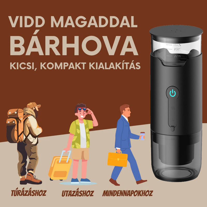 Café Perfetto - Automata Hordozható Kávéfőző fűtési technológiával