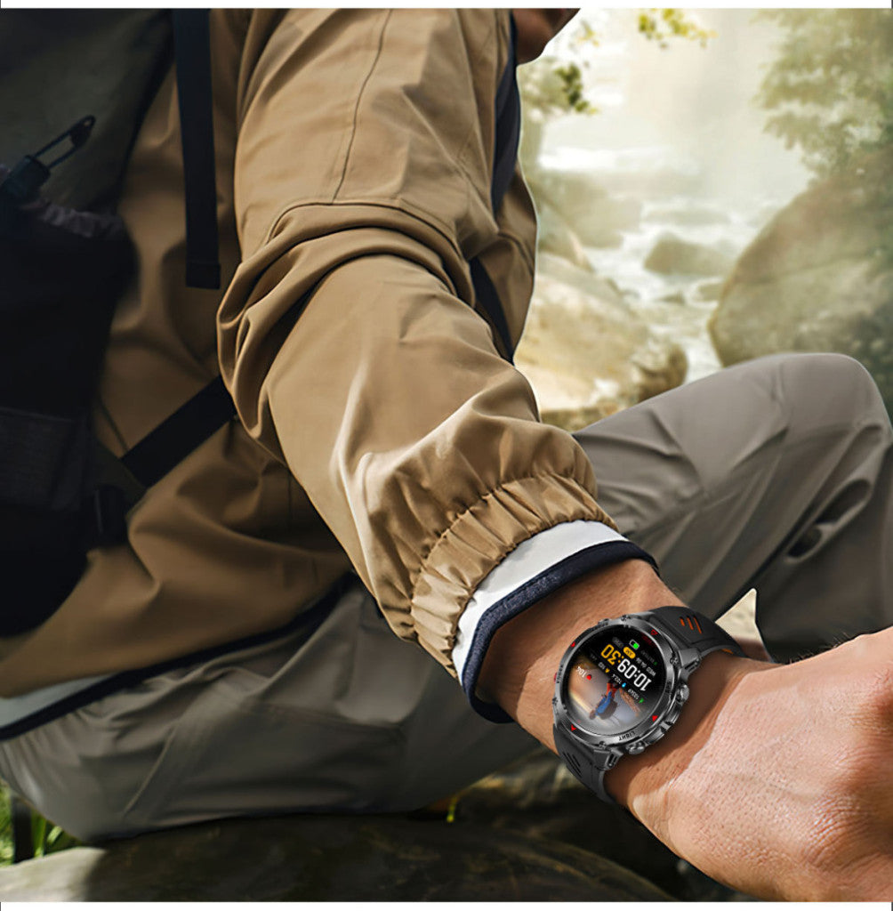 HT37 Okosóra – Bluetooth hívás, GPS, AMOLED kijelző, sport és egészség egyben - fekete