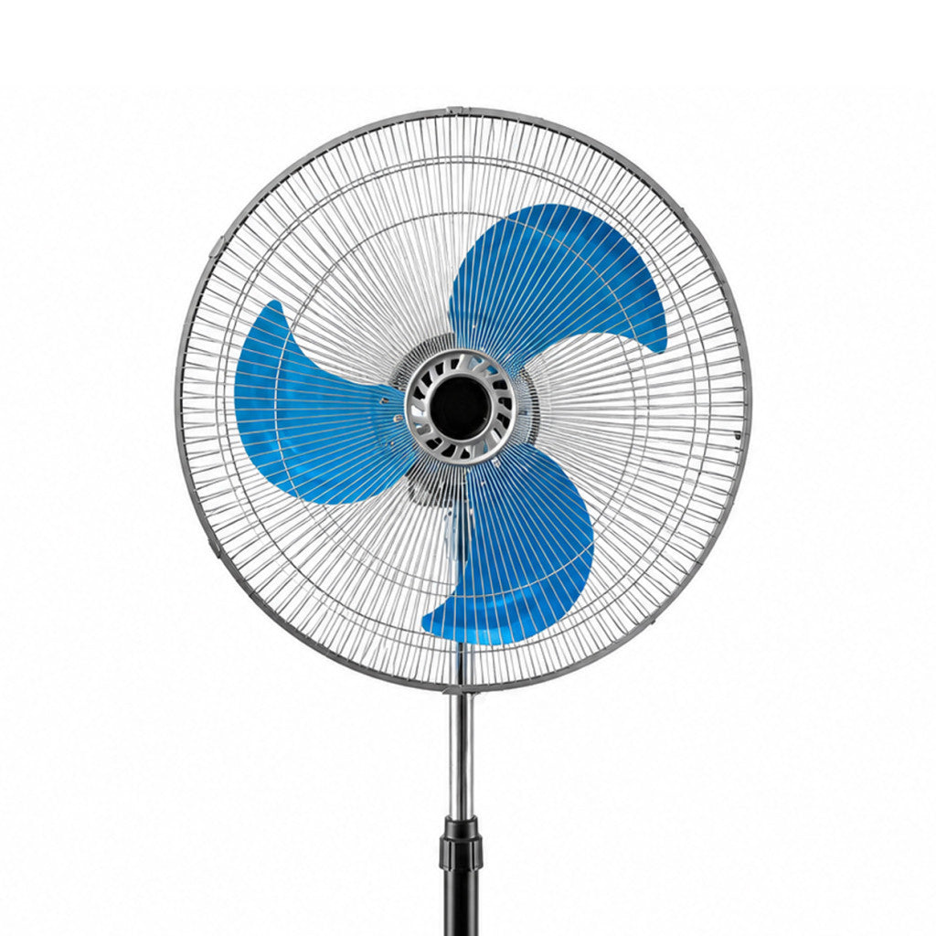 2 darabos, 18 colos állóventilátor szett – 3 fémlapáttal, 3 sebességfokozattal, 100-128 cm között állítható