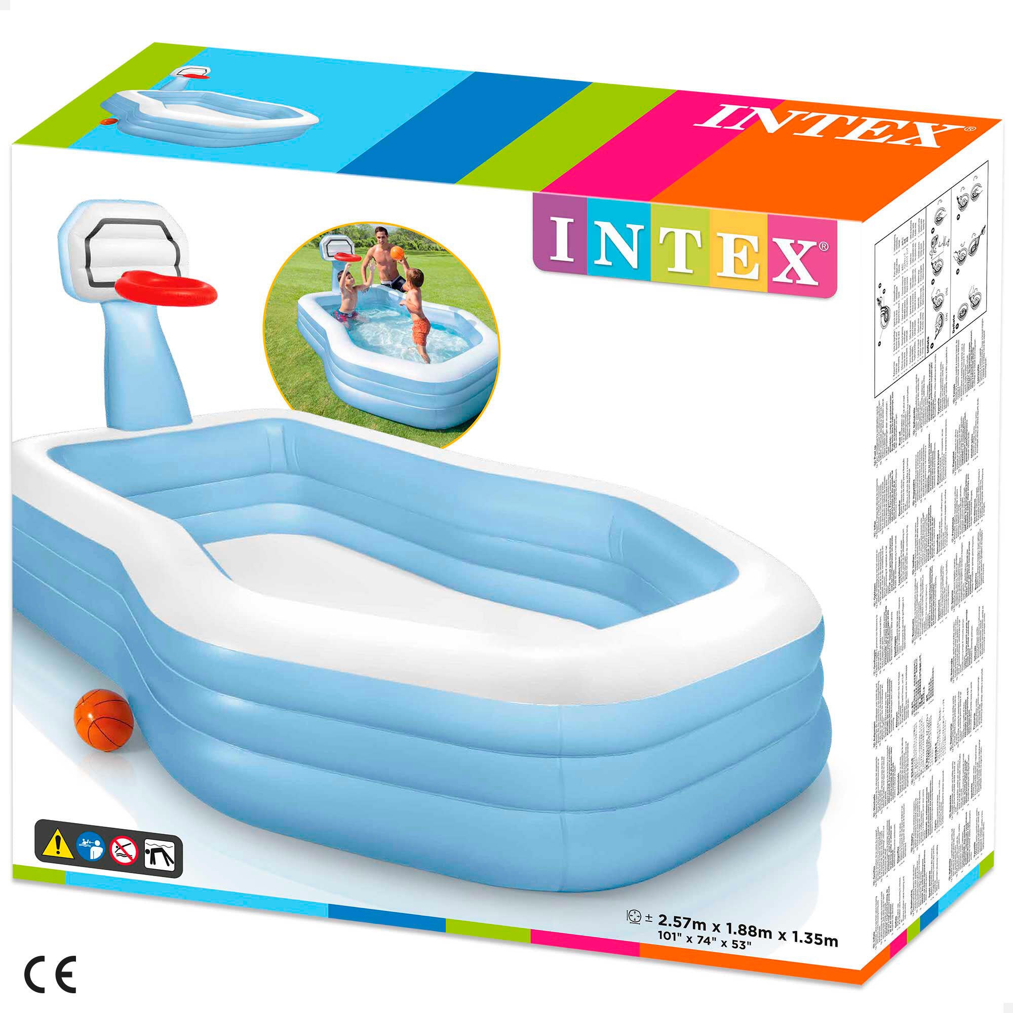 Intex Sunset Glow Felfújható Családi Medence 168 x 46 cm