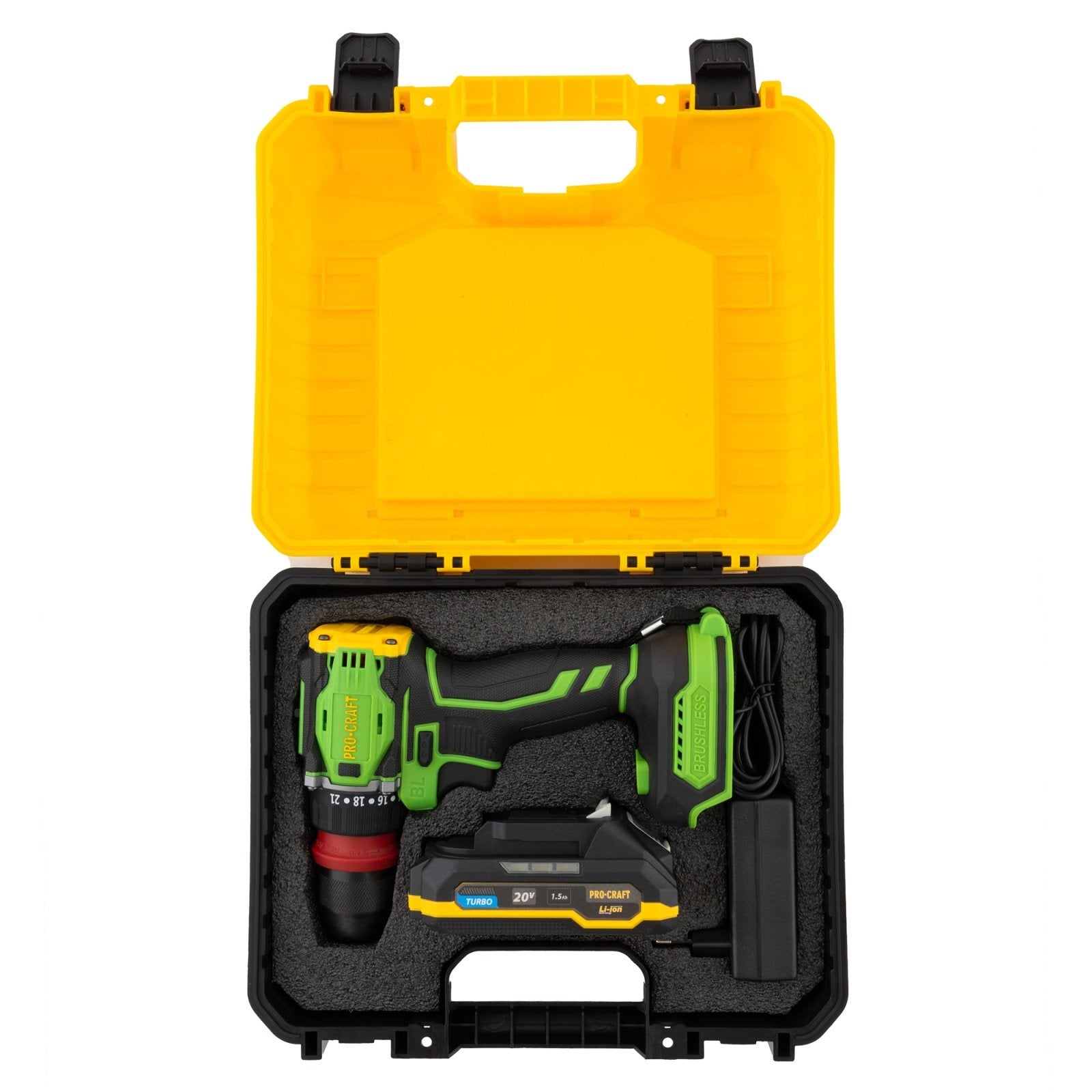 PROCRAFT akkumulátoros fúrócsavarozó PA18Pro DFR