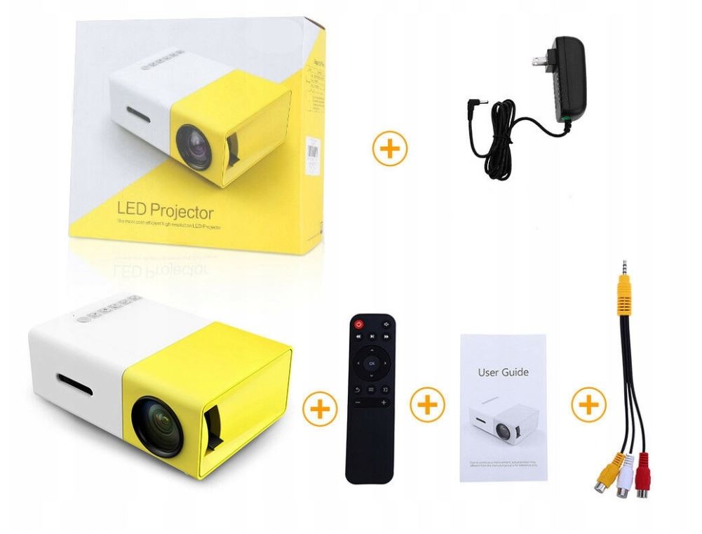 Mini LED Projektor – Hordozható HD Multimédia Projektor 1080P